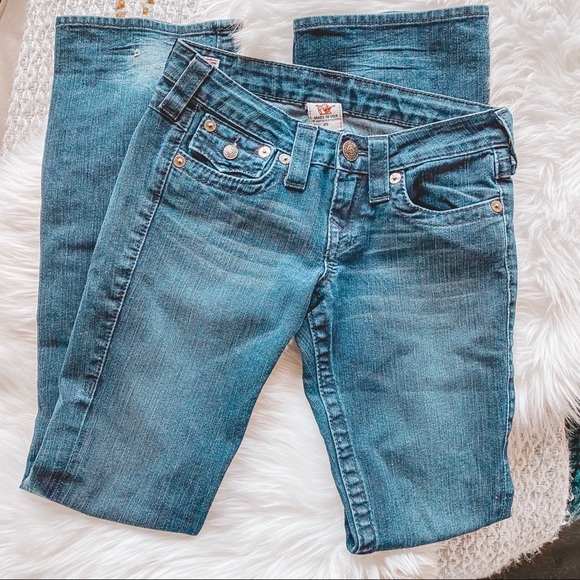 True Religion Denim - True Religion Dark Wash Becky Bootcut Jeans